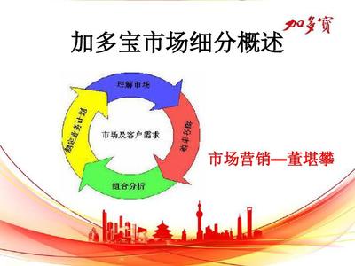 加多宝市场细分策略与市场营销策划分析